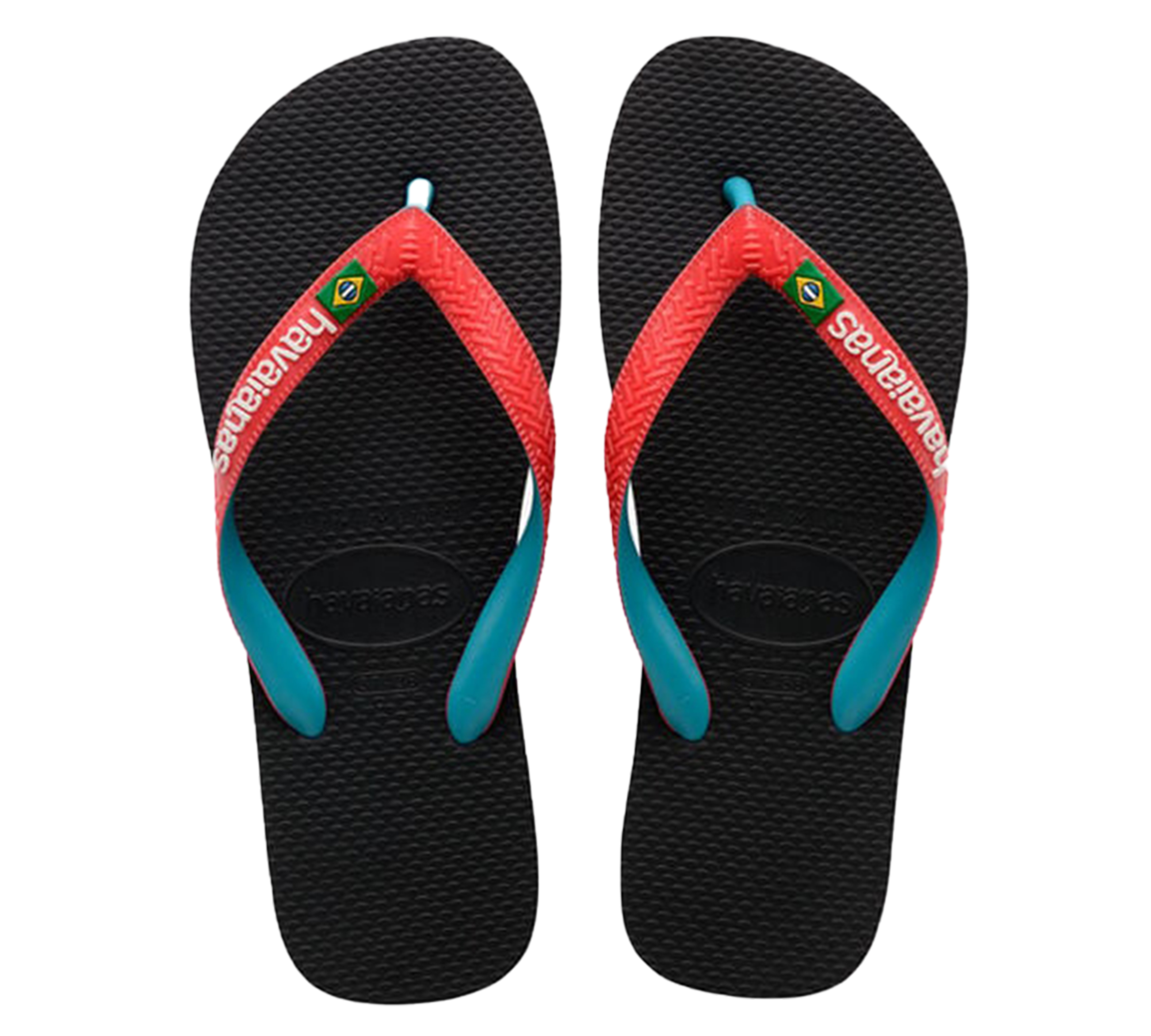 HAVAIANAS BLACK/ RED RUBY